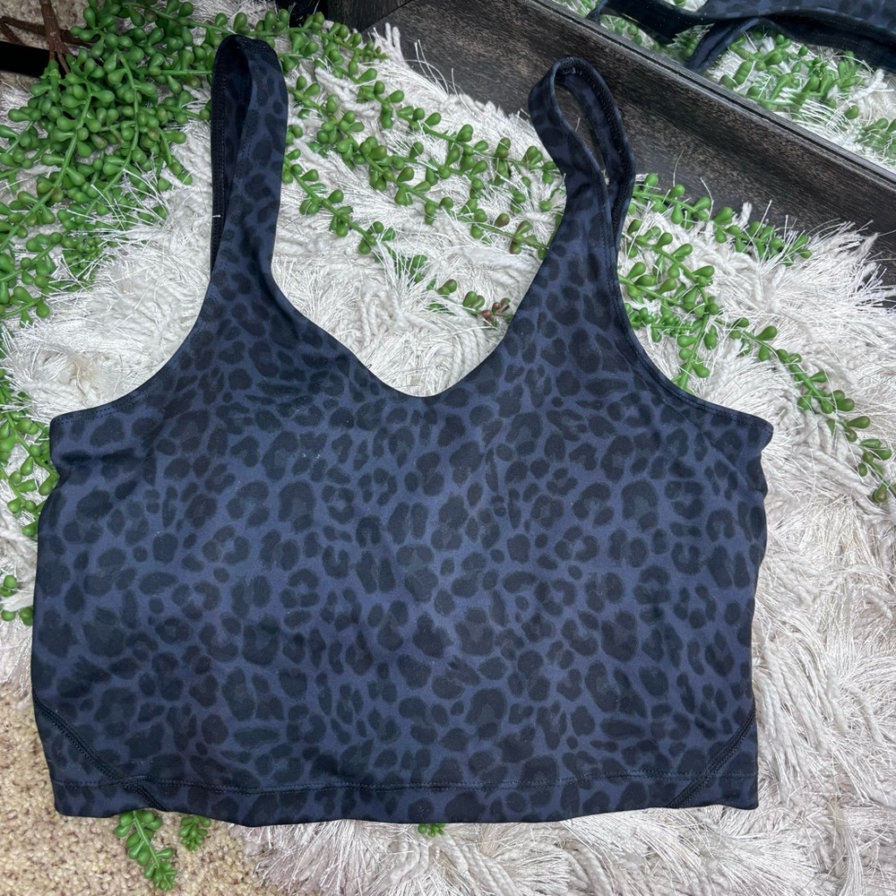 -🌼3/$30🌼ProMover Grey Leopard Printed High Impact Support Sports Bra Size M